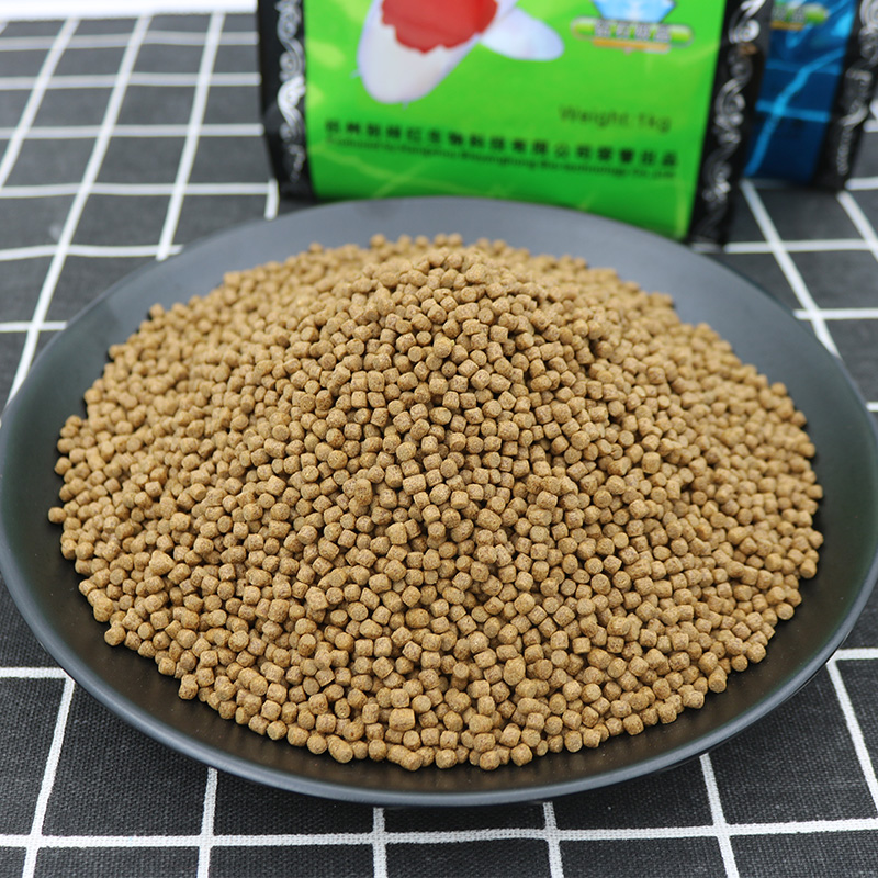 鱼食锦鲤鱼饲料不浑水金鱼观赏鱼螺旋藻增色增体小颗粒鱼粮高清大图