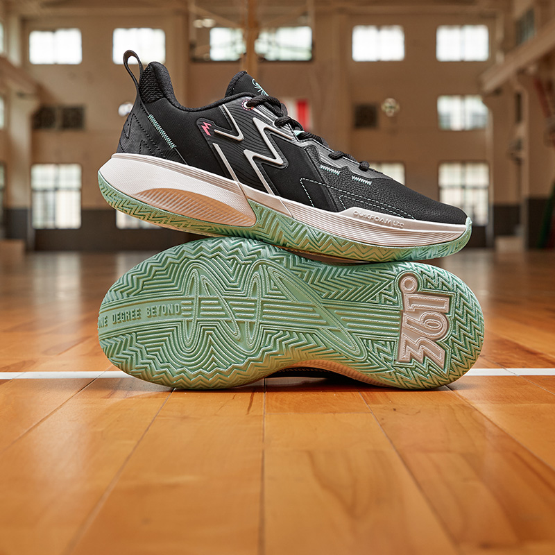 BIG3 Team丨361°篮球鞋男鞋运动鞋新款学生耐磨实战防滑革面球鞋高清大图