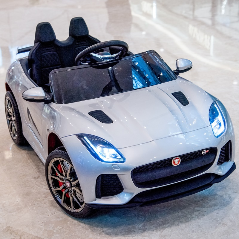 捷豹儿童车电动四轮带遥控汽车可坐人宝宝玩具车男孩女孩童车充电