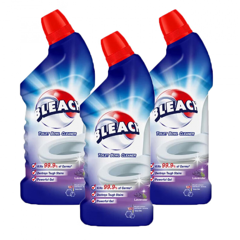 威露士必是寶抗菌洁厕精薰衣草600ML*3瓶