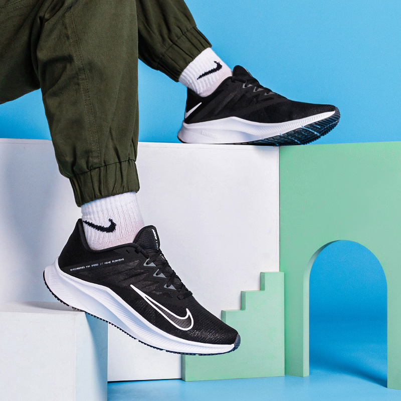 Nike/耐克 男鞋21新款QUEST 3舒适轻便透气跑步鞋 CD0230-002