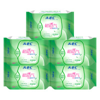 ABC护垫125片 劲吸绵柔护理片25片*5（含澳洲茶树精华）
