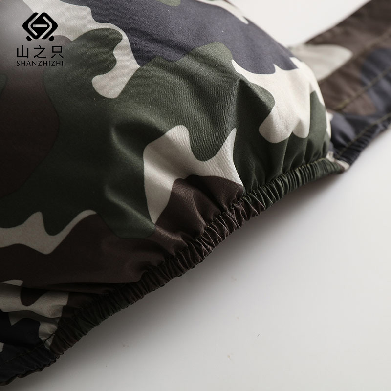 山之只 防寒羽绒护膝 迷彩绿 对高清大图