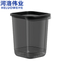 河洛伟业透黑色垃圾桶