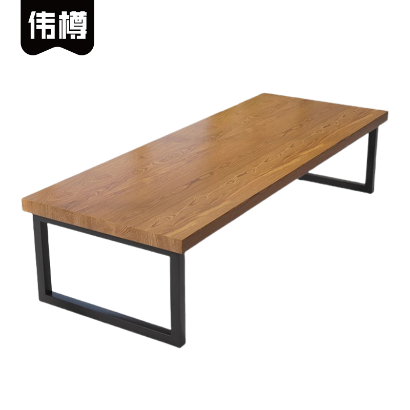 伟樽实木会议桌160*80*75cm张