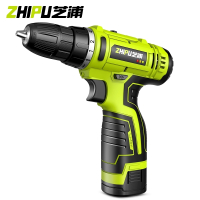 芝浦(ZHIPU)锂电钻12V双速充电电钻电动螺丝刀电起子套家用多功能手枪钻 【促销款】12V单速纸盒1电1充+批头