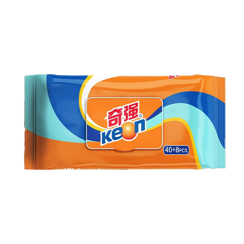 奇强厨房湿巾1层*48片*20包去油去污加倍洁净QQCFD118