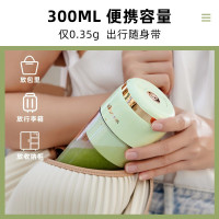 小熊(Bear)榨汁杯 家用便携式榨汁机 水果果蔬果汁机 秒碎冰打汁机 充电迷你小型果汁杯 LLJ-E03F1