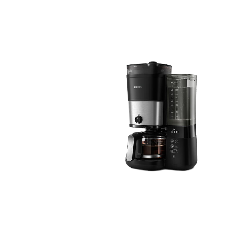 飞利浦(PHILIPS)HD7900美式咖啡机双豆仓混合研磨一体