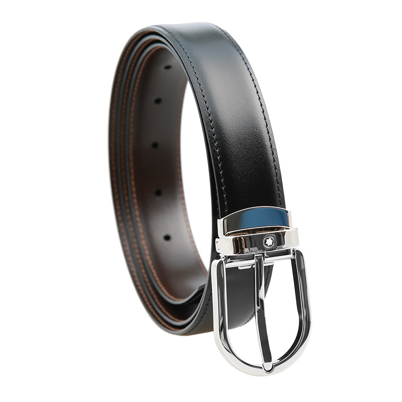 MONTBLANC 万宝龙皮带腰带男士商务休闲 经典款腰带112349/3cm