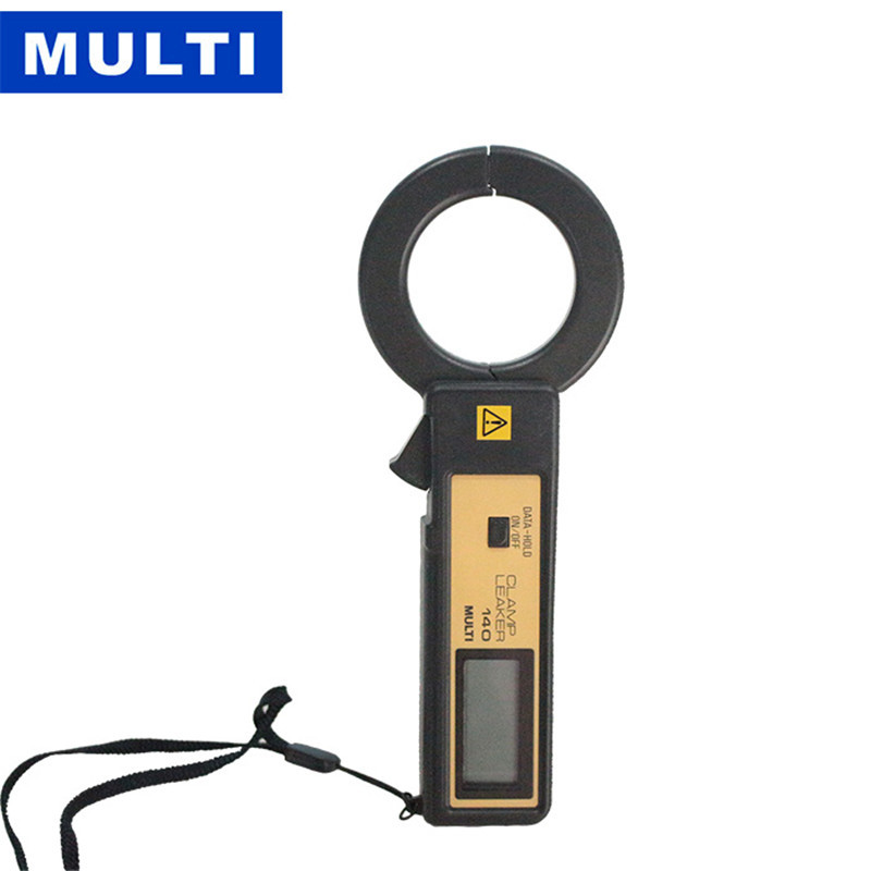 万用MULTI M-140交流钳形漏电电流表