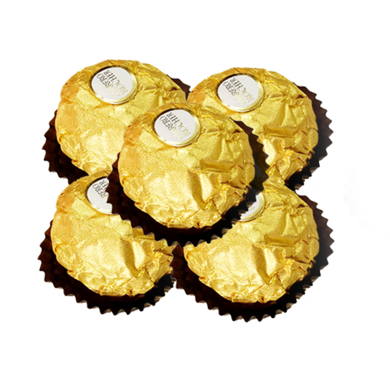 意大利进口 费列罗FERRERO ROCHER牛奶巧克力制品375g(30粒装)休闲零食T30礼盒装