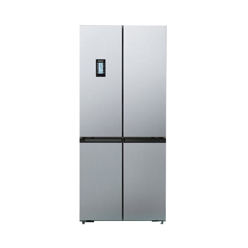 西门子(SIEMENS) 452升变频混冷十字双开门四开门家用冰箱大容量零度母乳分储银色KM46FA09TI