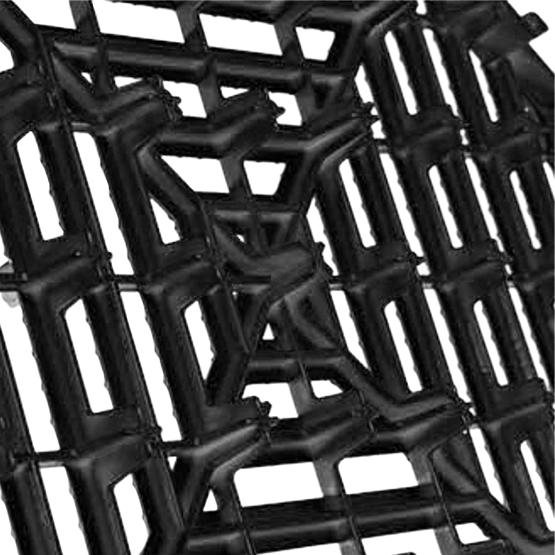 臻远 ZY3121312地格栅塑料拼接地板垫网格垫板 黑色高清大图