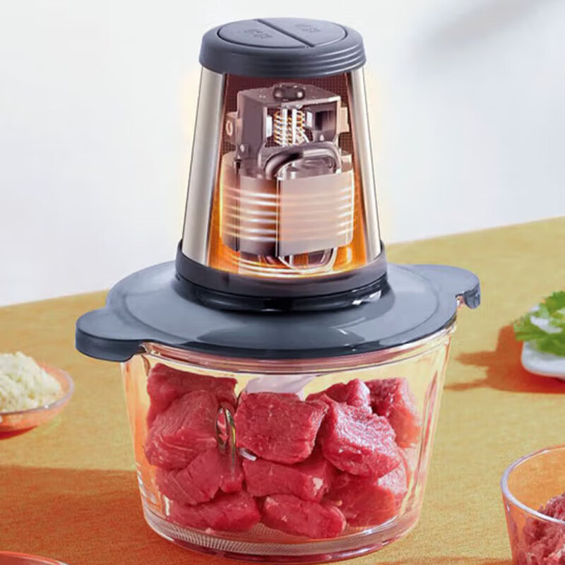 九阳(Joyoung)绞肉机 家用电动多功能料理机搅拌婴儿辅食机绞馅双层刀S18-LA191