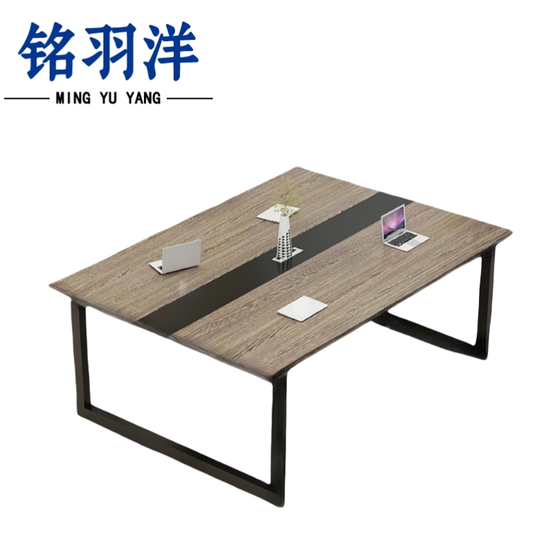 铭羽洋会议桌1800*1200*740mm张高清大图