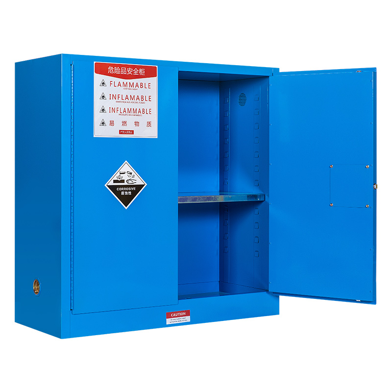 臻远zyaqg-b110工业安全柜防爆柜化学品实验柜易燃液体存储柜 110加仑蓝色高清大图