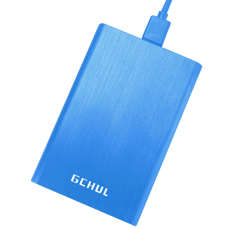 杰储(GCHUL) T1000 1T USB3.0 2.5英寸磨砂蓝色 移动硬盘 (计价单位:个) 磨砂蓝色高清大图