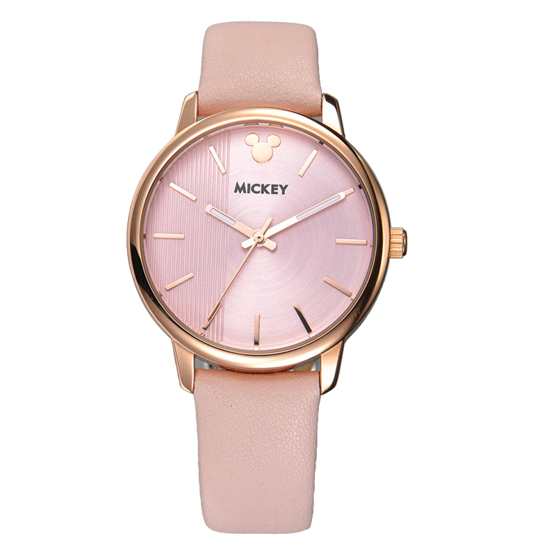 迪士尼disney女士手表女学生少女表女表女生表女孩初中生韩版简约时尚