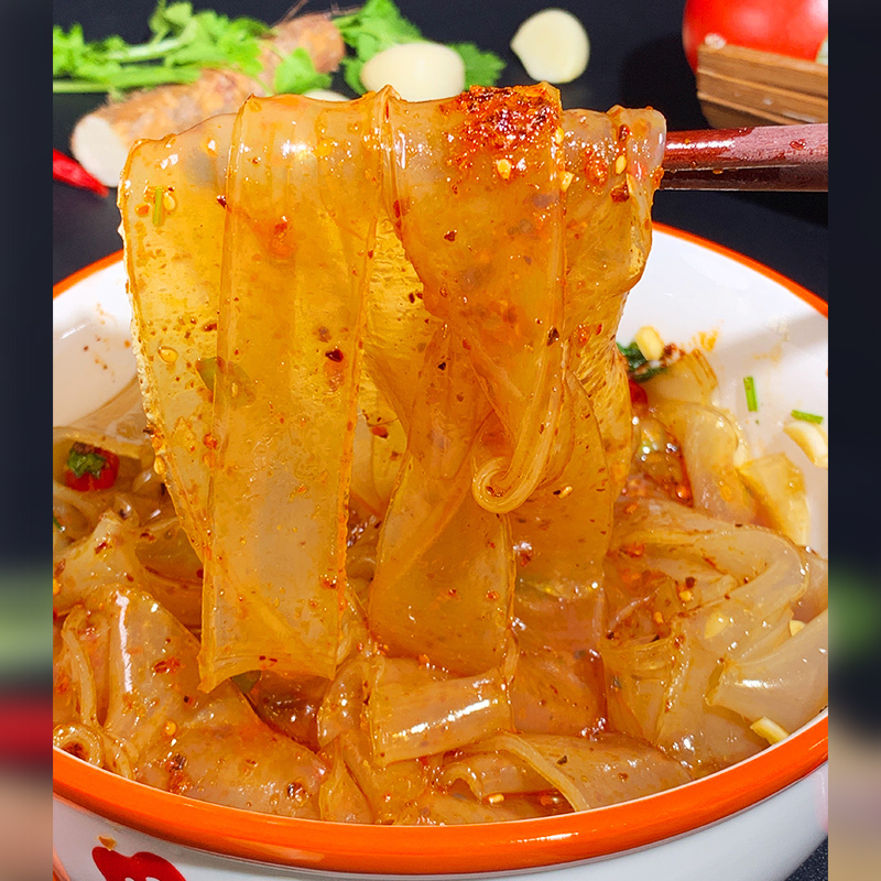铁棍山药水晶宽粉条260g*3袋装正宗火锅粉条食材手工速食