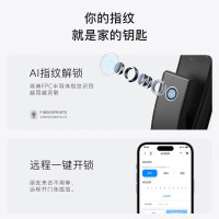 凯迪仕(Kaadas)智能锁Q6 VP 指纹锁推拉式全自动智能门锁家用防盗门锁可视猫眼锁电子密码锁WiFi直连