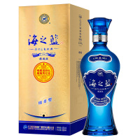 洋河(YangHe) 蓝色经典 海之蓝 42度 520ml 单瓶装 浓香型白酒 口感绵柔