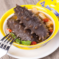 獐子岛 大连冷冻即食海参500g 8-10头 盒装 辽参刺身
