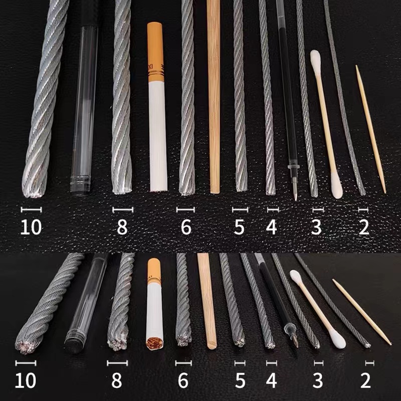 伟鹏双兴 镀锌钢丝绳拉线承重钢丝线 直径8mm 米高清大图