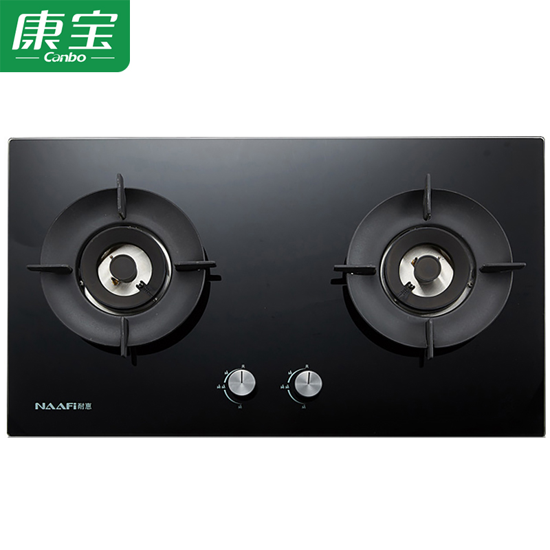 康宝(canbo)燃气灶 厨房家用天然气灶 煤气灶 双灶液化气灶具 猛火