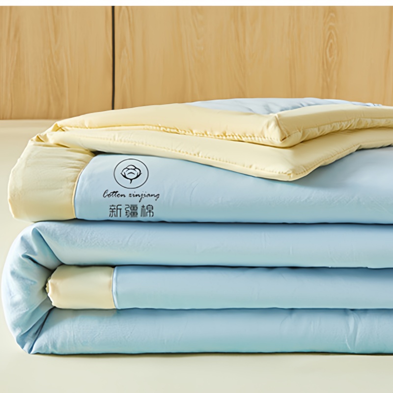 铭思沃空调被1500*2000mm条 黄蓝高清大图