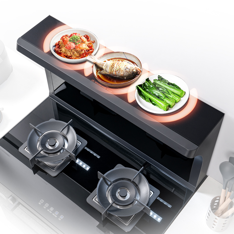 创维(Skyworth)集成灶一体灶家用蒸烤箱一体下排式侧吸油烟机消毒柜环保灶JJZT-J06Z豪华款高清大图