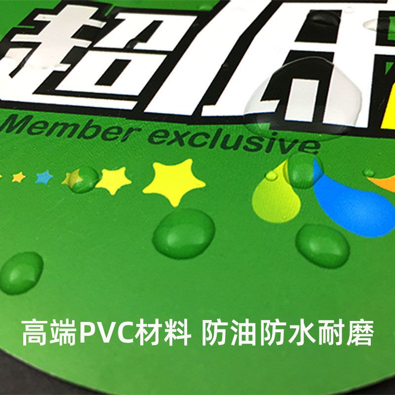 超市分类标签牌广告牌pvc塑料价格牌价格标签牌展示牌货架标识卡 R01店长推荐-10套