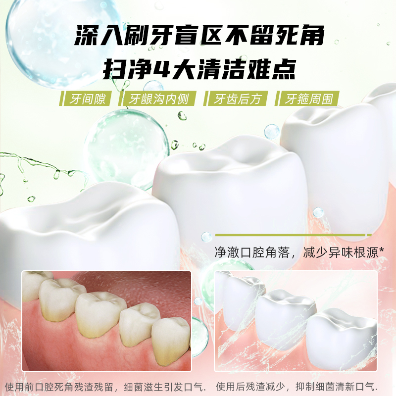 舒客(Saky)专业清新漱口水(竹炭薄荷)500ml*1高清大图