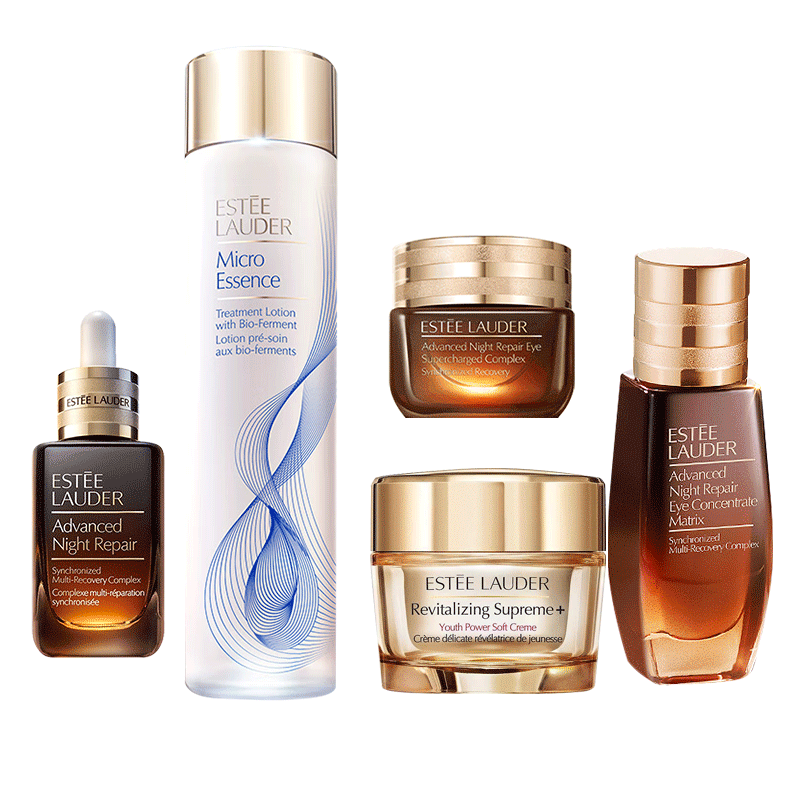 [送礼优选 礼盒装]雅诗兰黛原生液200ml+小棕瓶精华50ml+抗蓝光眼霜15ml+眼部精华15ml+智妍乳霜75ml