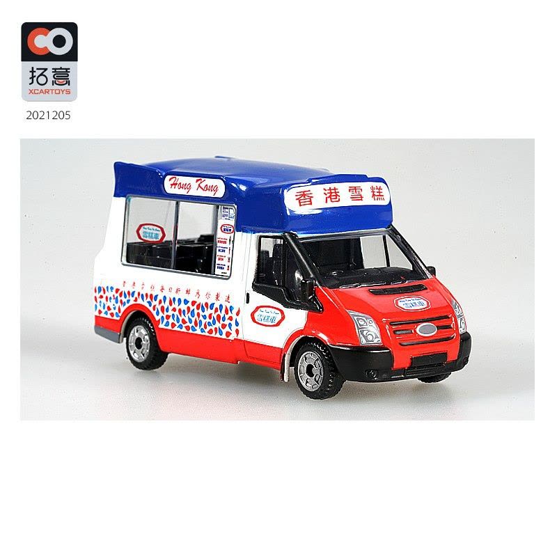 拓意出品合金汽车模型玩具车1\/64 香港冰淇淋雪糕车205号图片