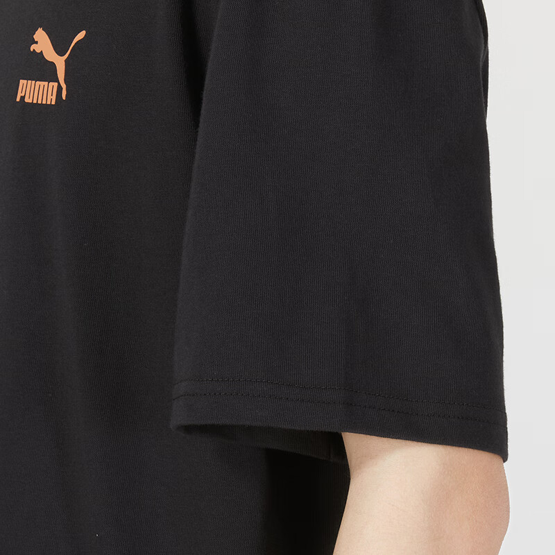 彪马(Puma)男装女装 2023春季运动服健身训练潮流时尚舒适透气圆领短袖T恤 677382-01