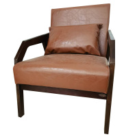 广亿隆办公沙发洽谈沙发会客单人位皮沙发