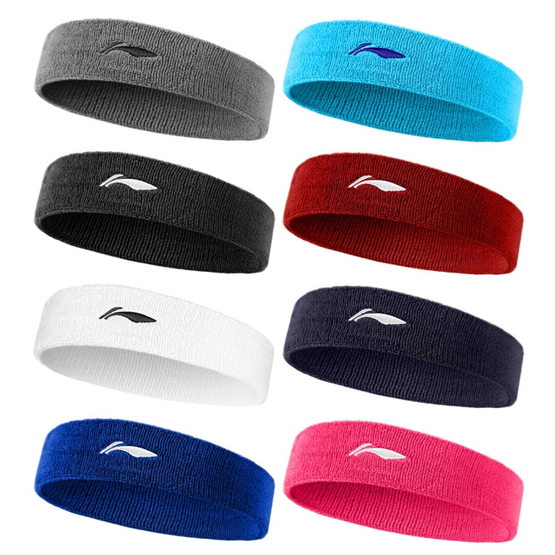 李宁lining运动头带发带篮球男士吸汗跑步导汗吸汗止汗带头戴护头带女