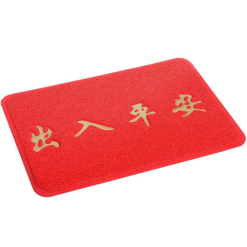 地垫 XTL744 60*80CM丝圈地垫特厚地毯进门地垫欢迎光临(200块起订)
