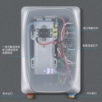 创维(Skyworth) 即热式电热水器小型家用卫生间即开即用速热非储水6000W大功率 D805深灰色 (自行安装)