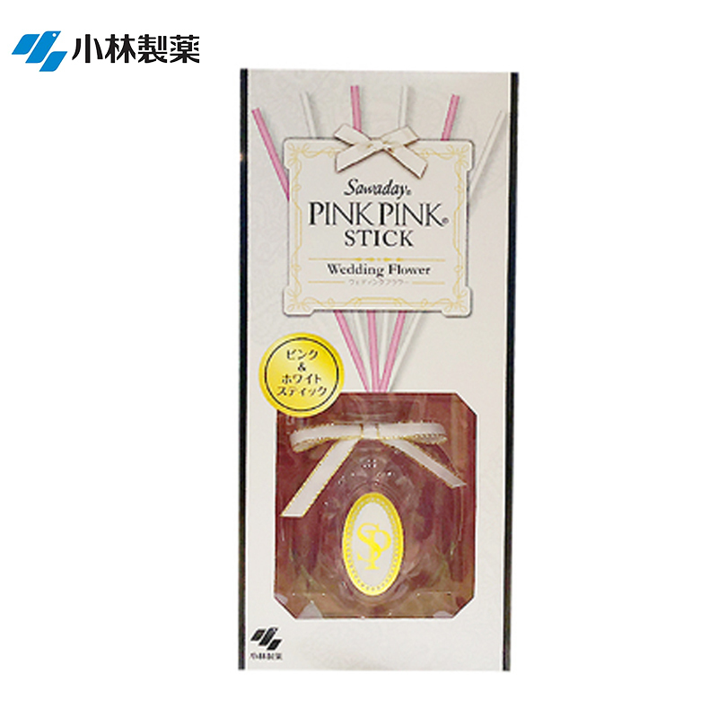 小林制药(KOBAYASHI) 日本原装SawadayPinkPink消臭元空气清新剂芳香剂70ml 婚礼花束香