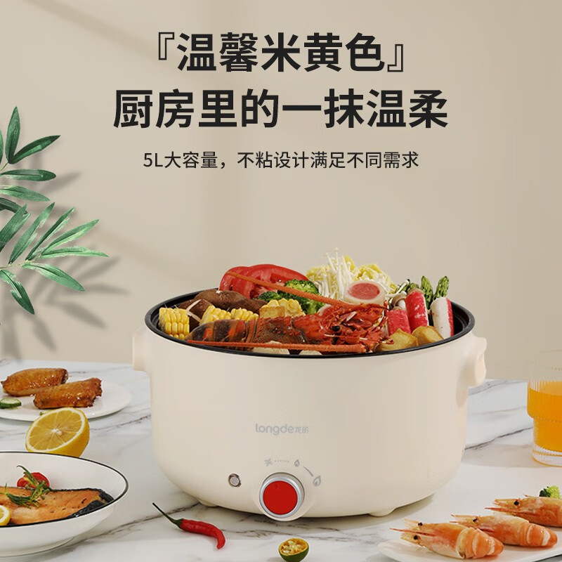 longde龙的多功能电火锅LD-HG513A高清大图