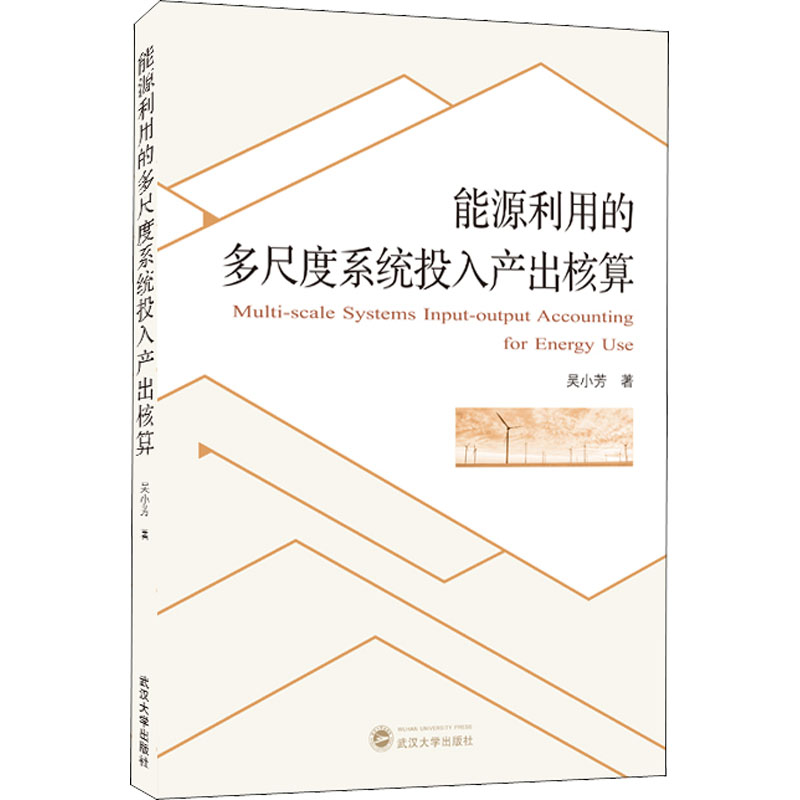 醉染图书能源利用的多尺度系统投入产出核算9787307225657高清大图