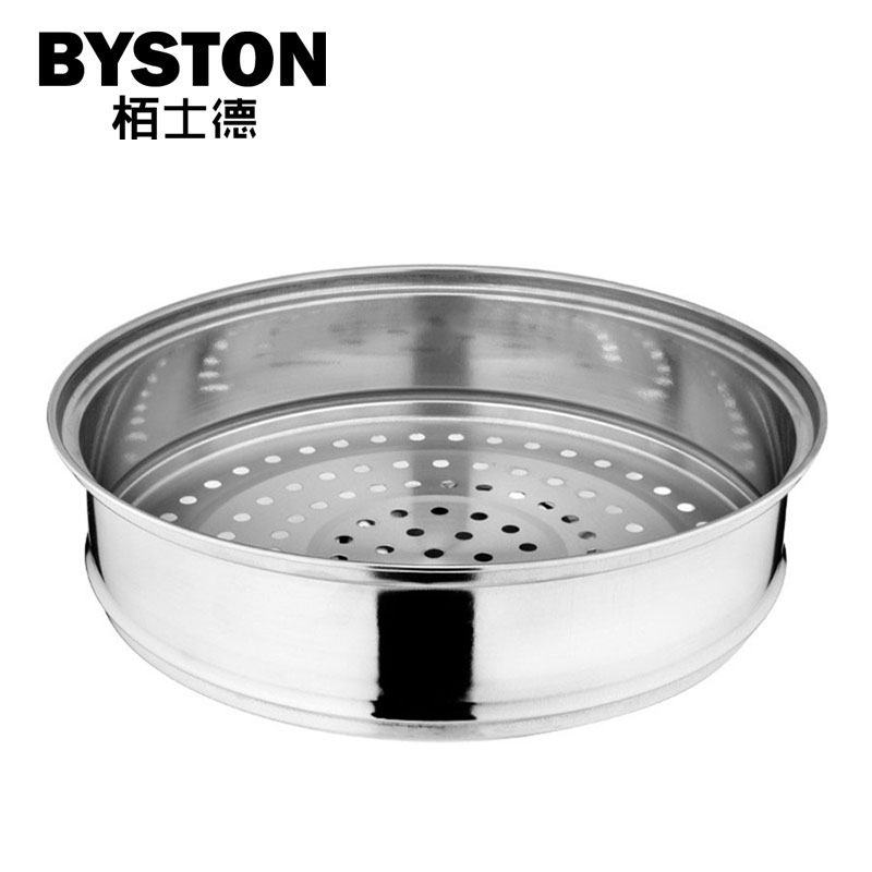 栢士德(BYSTON)铁素体型不锈钢蒸汤锅 燃气电磁炉通用炖汤煲汤28cm BST-06高清大图