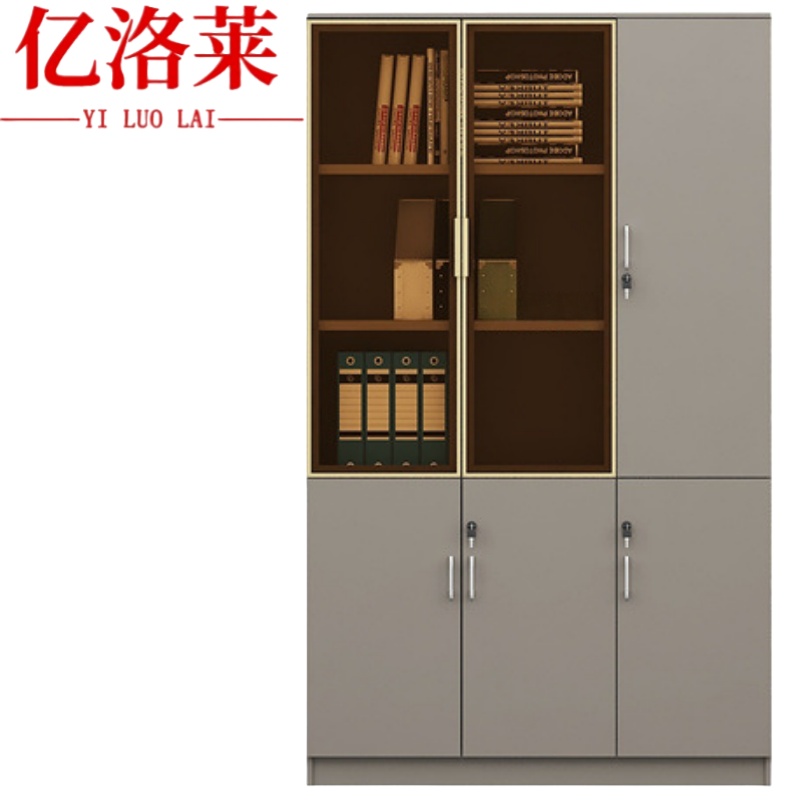 亿洛莱 办公柜 120*40*200cm 台高清大图