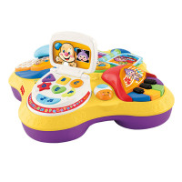 Fisher Price 费雪小狗皮皮学习桌 双语1-3岁婴幼儿益智塑料玩具包装尺寸56*13.5*40.5 BJV34