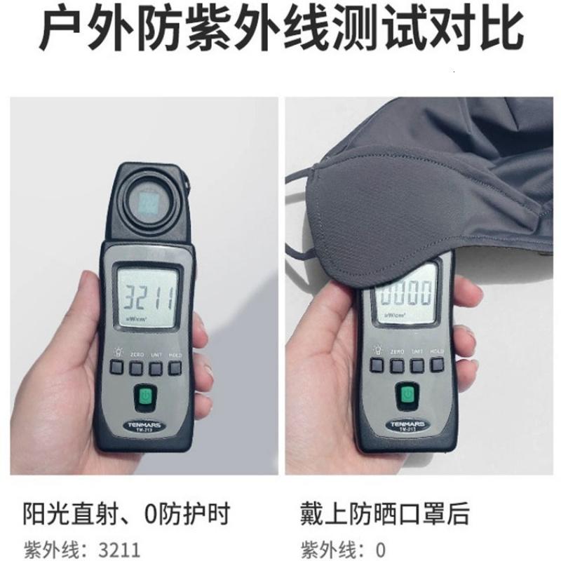 冰丝防晒口罩女防紫外线防晒面罩遮全脸护眼角夏季遮阳透气脸基尼高清大图