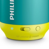 Philips/飞利浦BT25A/93 无线蓝牙音箱 便携式迷你口袋手机/电脑小音响 QQ音箱低音炮蓝牙4.0 蓝色