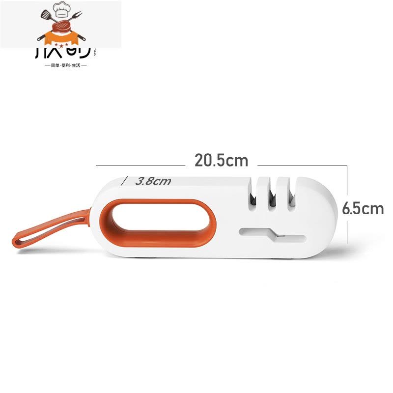 多功能磨刀石快速厨房手动全自动家用菜刀剪刀开刃 敬平 白色磨刀棒图片