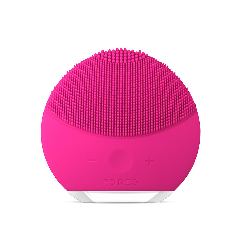 斐珞尔(FOREO)洁面仪 洗脸仪 美容仪 去黑头 硅胶电动 mini2红色+play洁面仪 [精选礼盒套装]